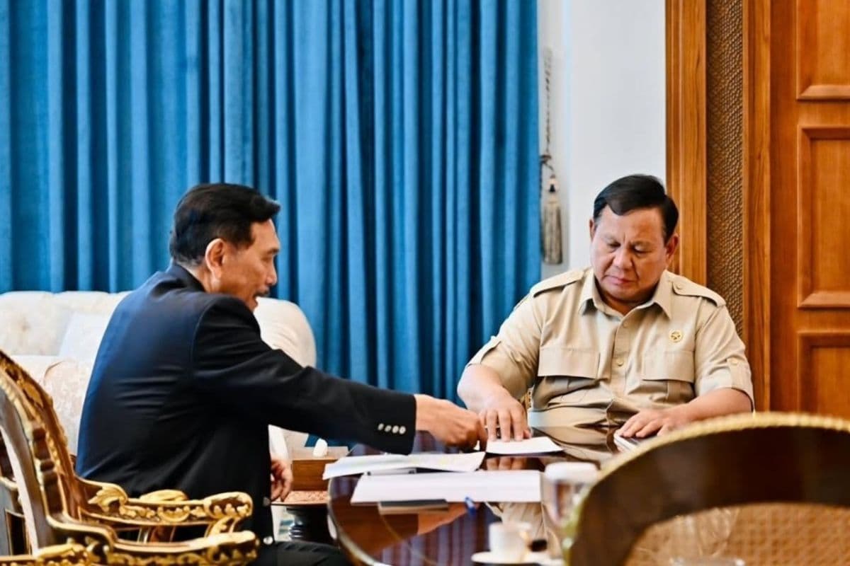 Prabowo-Luhut Bertemu 4 Mata di Istana, Bahas Apa?